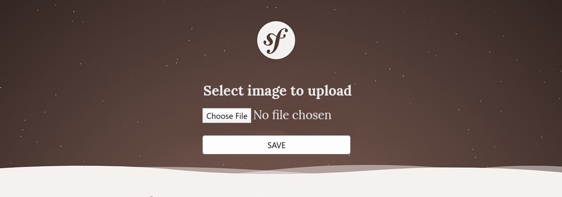 Symfony image upload image